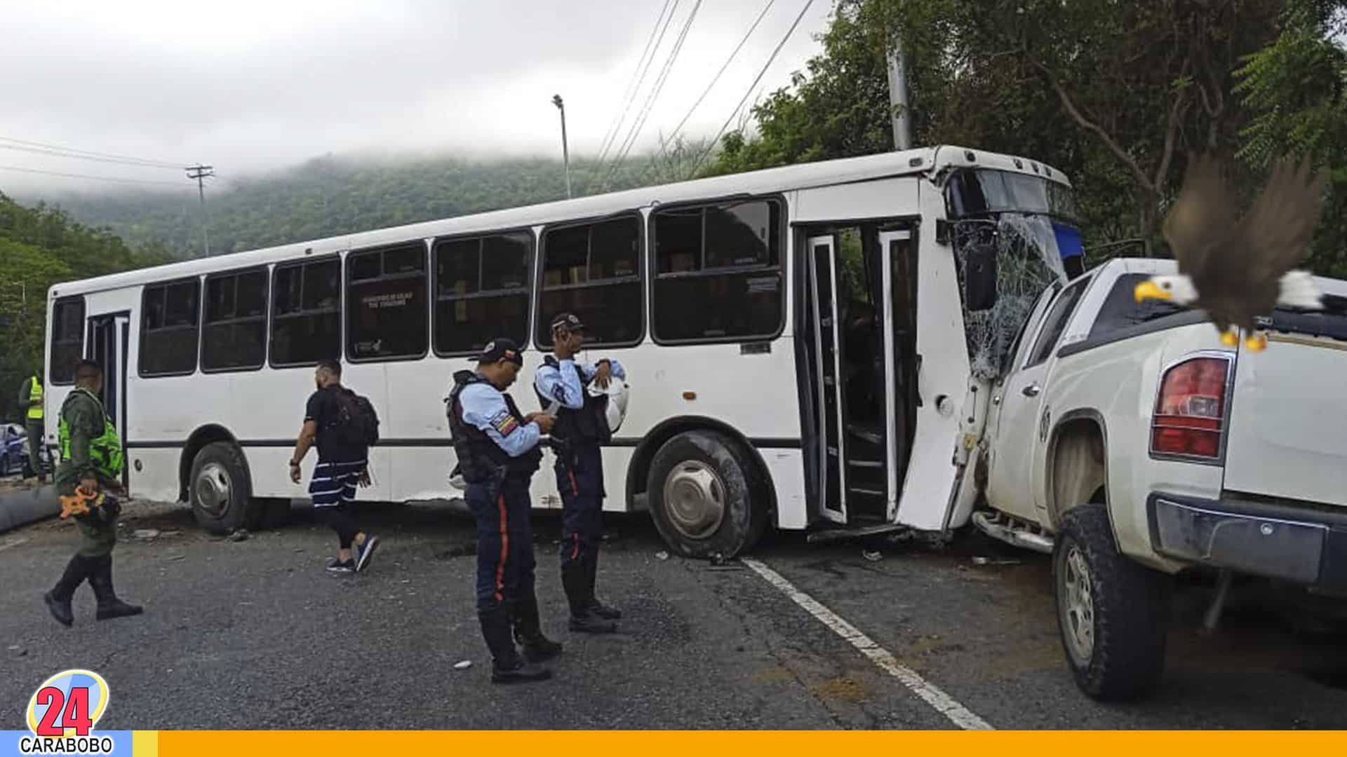 Accidente en la Caracas La Guaira hoy dejó varios lesionados