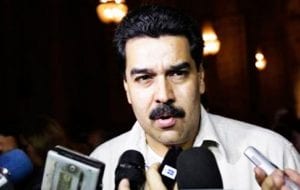 vicepresidente Nicolás Maduro