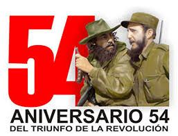 La revolución cubana conmemora su 54 aniversario