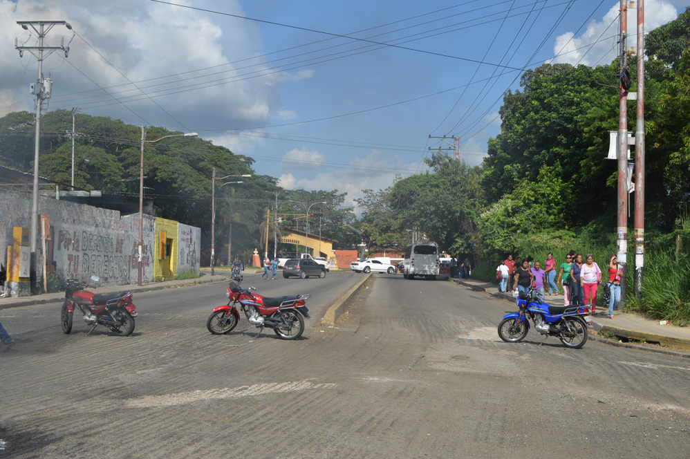 motorizados protestaron