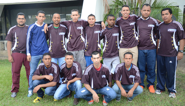 Carabobeños con diversidad funcional fútbol sala