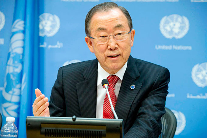 Ban Ki-moon estará presente en la firme del acuerdo de la paz en Colombia