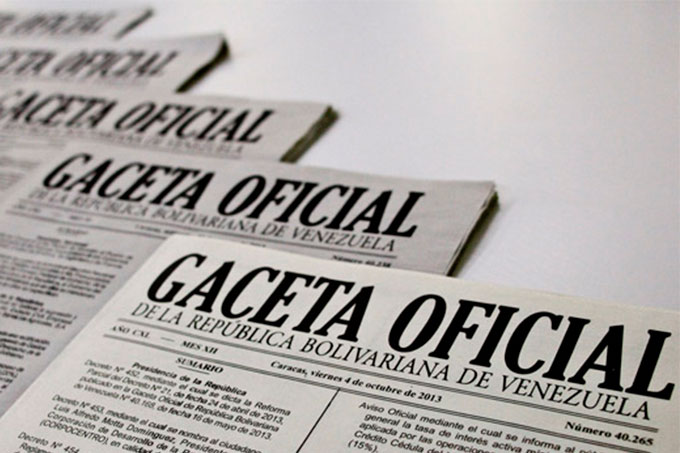 Publicado en Gaceta Oficial decreto sobre convocatoria a la Constituyente