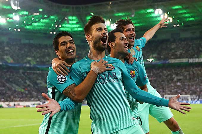 Barcelona remontó el encuentro ante el Borussia Mönchengladbach