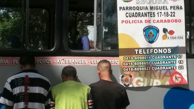 Funcionarios de PoliCarabobo capturaron 11 sujetos por varios delitos