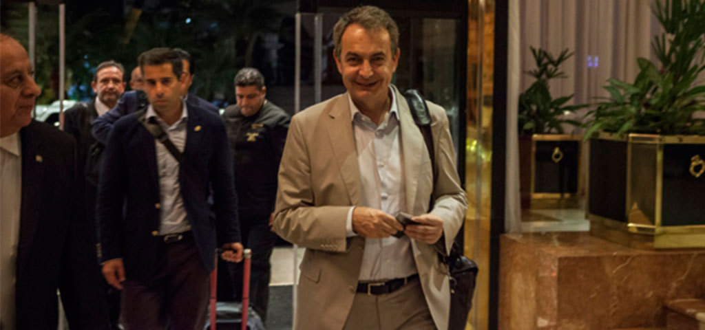 Rodríguez Zapatero, llegó a Venezuela