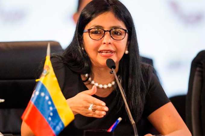 Canciller Delcy Rodríguez está en Colombia para Cumbre Iberoamericana
