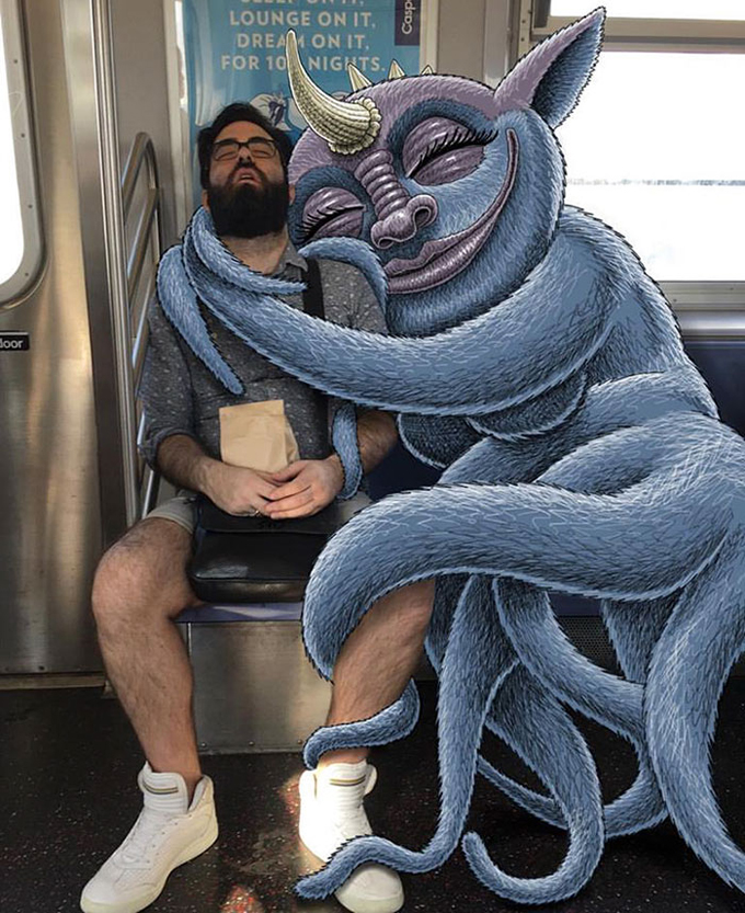 dibujos-monstruos-metro-nueva-york-ben-rubin-6