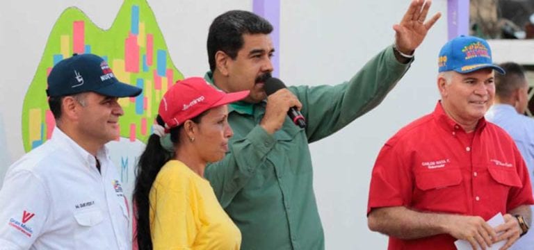 Maduro entregó edificios rehabilitados e inauguró planta de concreto