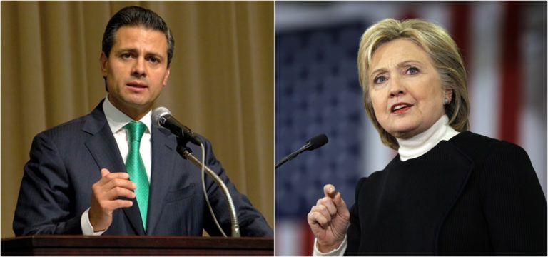 Hillary Clinton no aceptará invitación de Peña Nieto a México