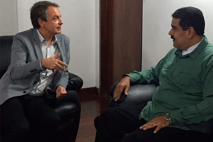 Zapatero: diálogo en Venezuela es para evitar un conflicto