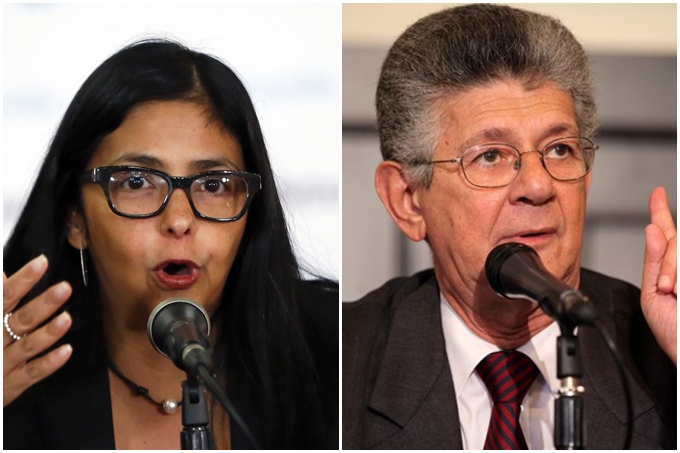 Delcy Rodríguez denunciará a Ramos Allup ante el MP