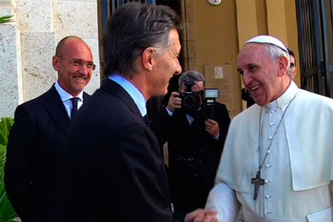 Papa Francisco recibirá por segunda vez a Presidente de Argentina
