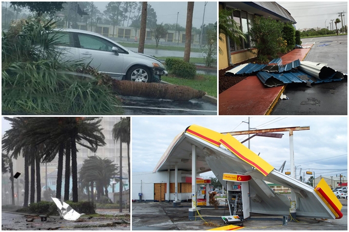 En fotos: las dramáticas consecuencias del huracán Matthew en Florida