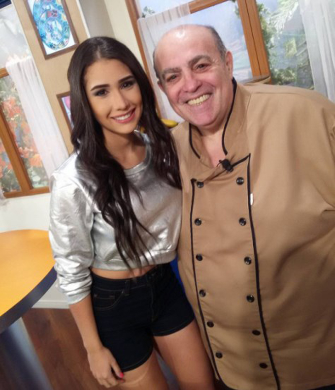 Aida García le deseó feliz día del chef a Ángel Lozano