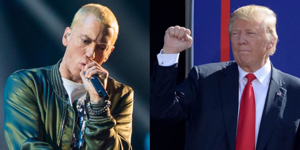 ¡OMG! Eminem lanza rap en contra de Donald Trump