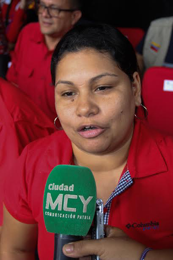 Alcalde municipio Revenga Magaly Figuera