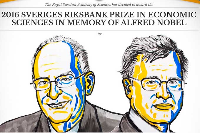Otorgan Premio Nobel de Economía 2016 a Oliver Hart y Bengt Holmström