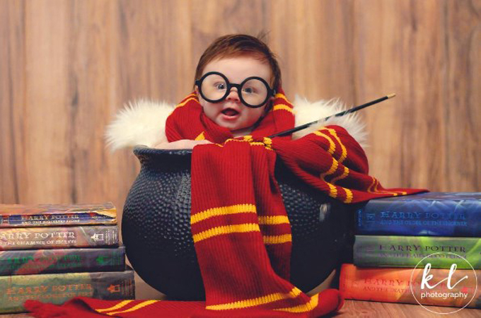En fotos: ¡Aww! Esta pequeña disfrazada de Harry Potter te derretirá