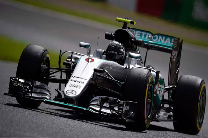 Piloto Nico Rosberg consiguió su trigésima pole en Japón
