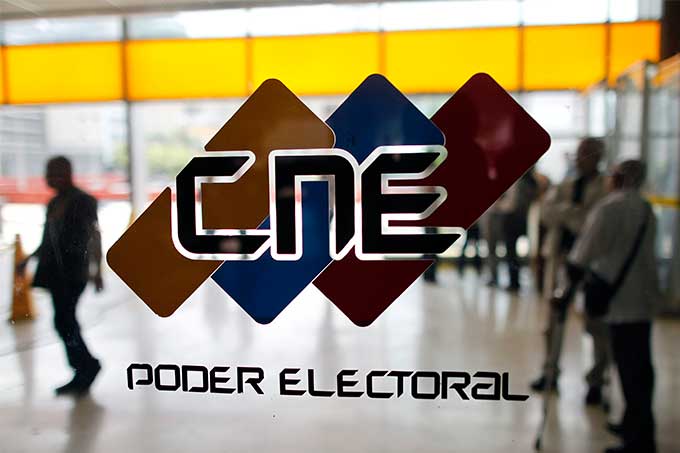 CNE partidos políticos