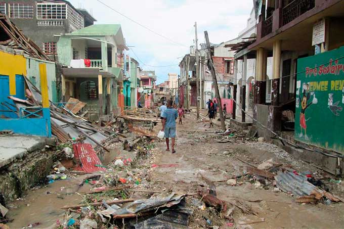 Aumentó la cifra de fallecidos en Haití por el huracán Matthew