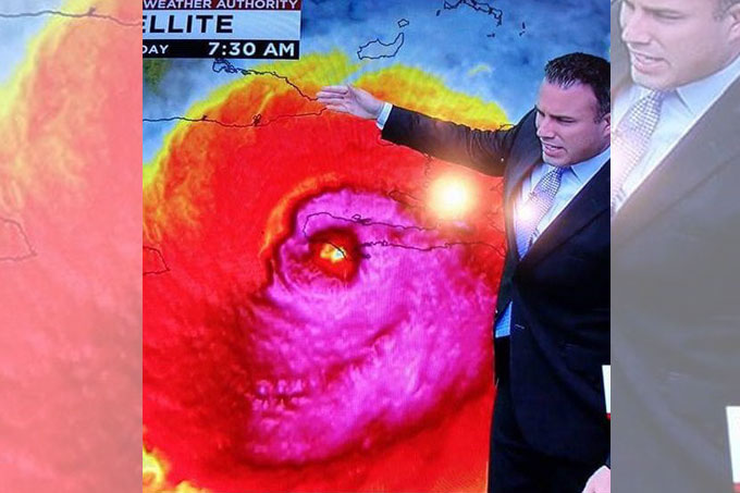 Esta es la terrorífica imagen del huracán Matthew (+fotos)