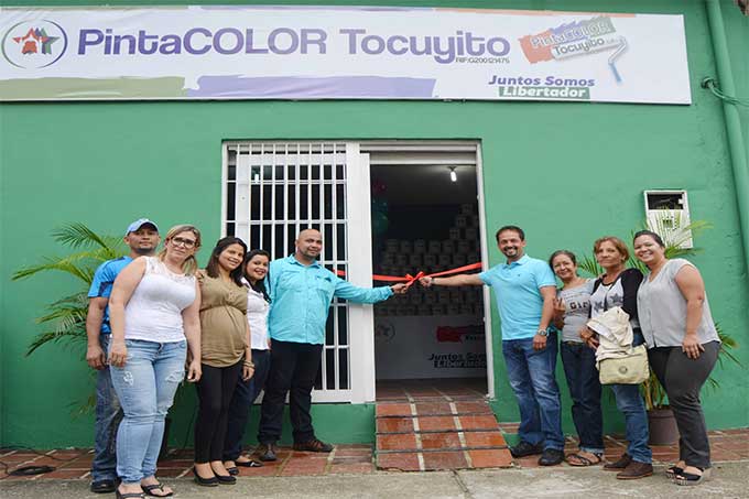 Inauguraron en Libertador empresa municipal «Pintacolor Tocuyito»