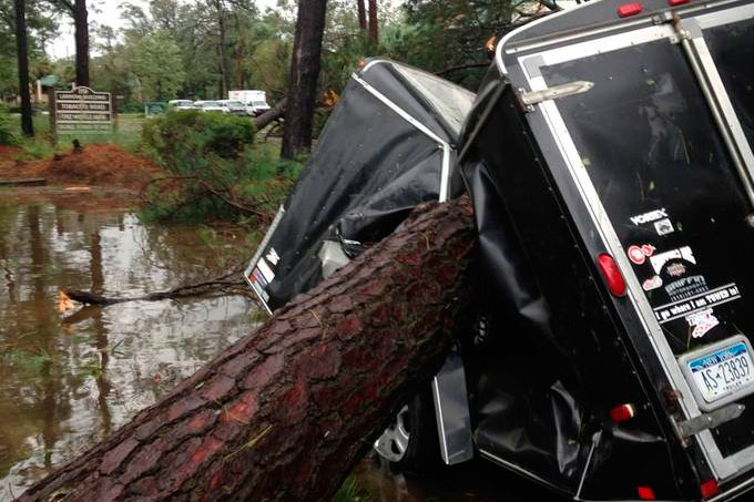 5 muertos fue el saldo del huracán Matthew en Florida