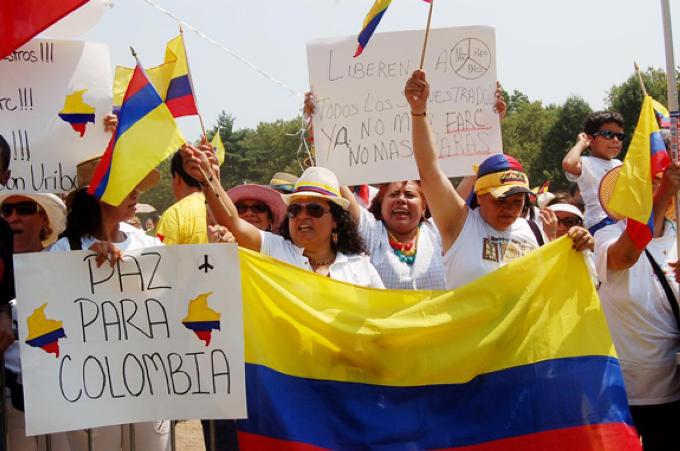 Colombianos marcharán por la paz el próximo miércoles