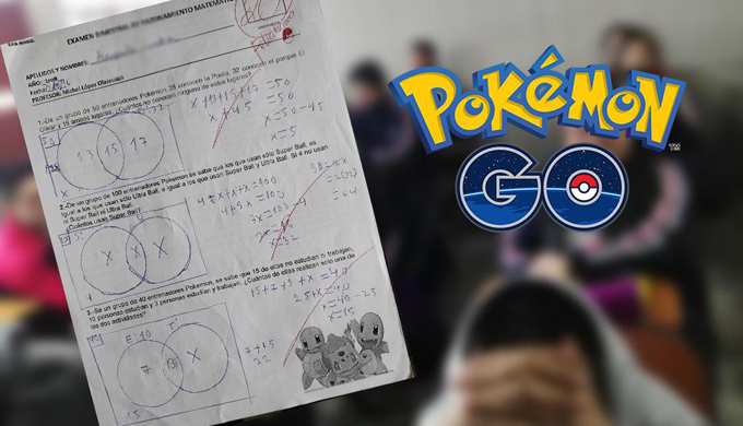 Profesor de matemática se inspiró en Pokémon Go: mira para qué (+fotos)