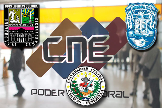 UCV, LUZ y UC están listas para postulantes a rectores del CNE