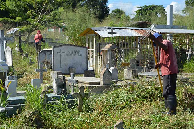 Cementerios del municipio Libertador fueron limpiados de la maleza