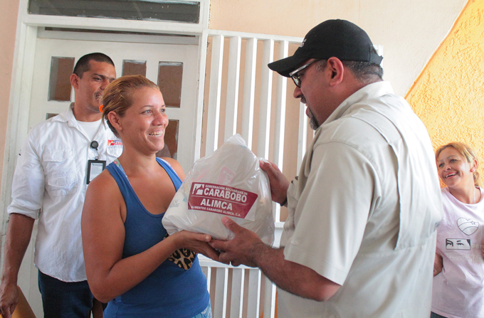 Gobierno bolivariano distribuyó en Carabobo 325 toneladas en jornadas de alimentos