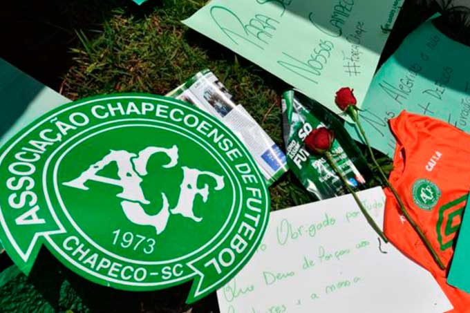 FVF decretó 2 días de duelo por tragedia del Chapecoense