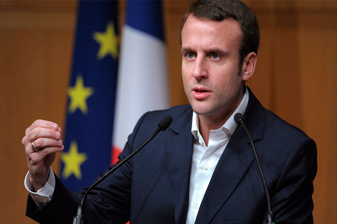 Emmanuel Macron anunció su candidatura a las presidenciales de Francia