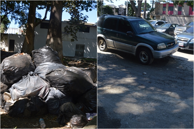Enormes huecos y gran cantidad de basura adornan calles de El Viñedo