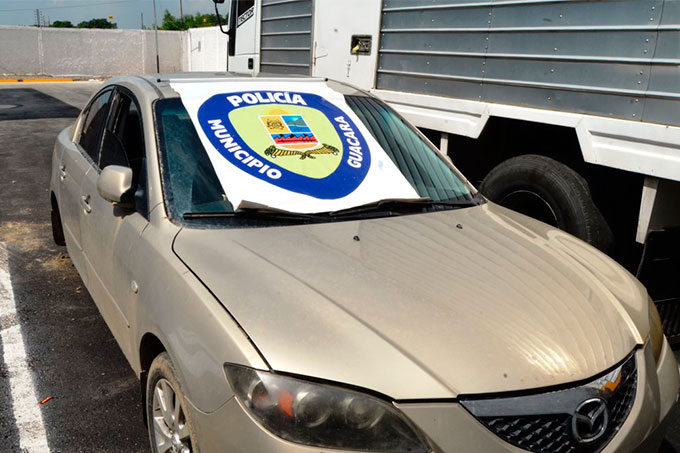 Efectivos de PoliGuacara recuperaron vehículo solicitado por robo