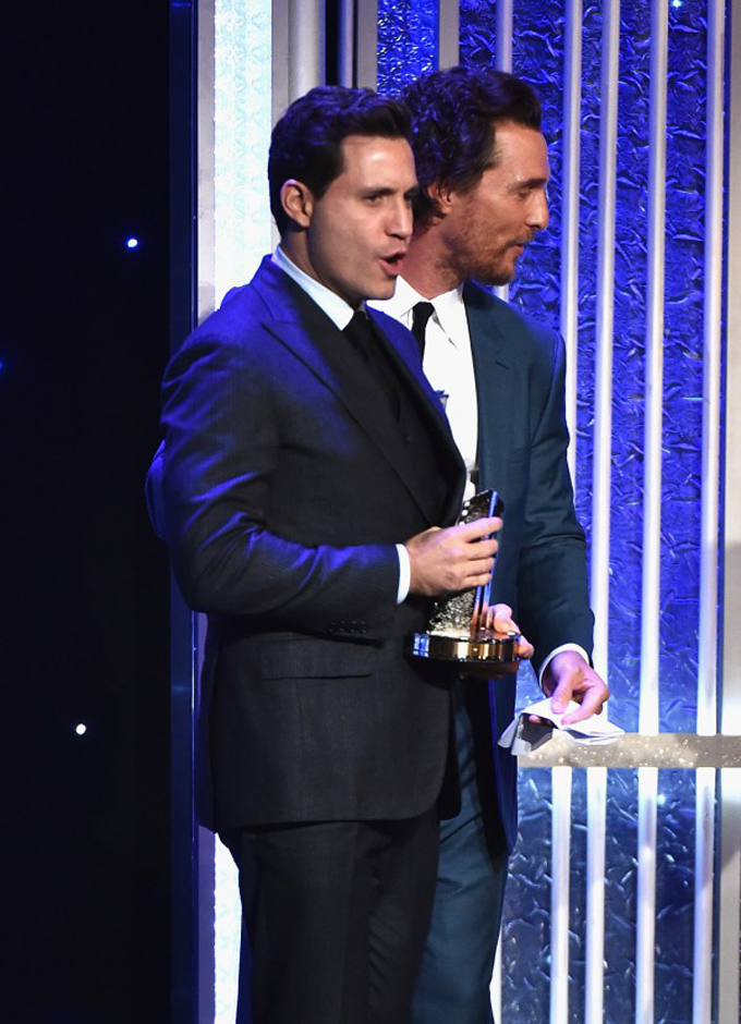 En fotos: ¡Bravo! Édgar Ramírez ganó en los Hollywood Film Awards