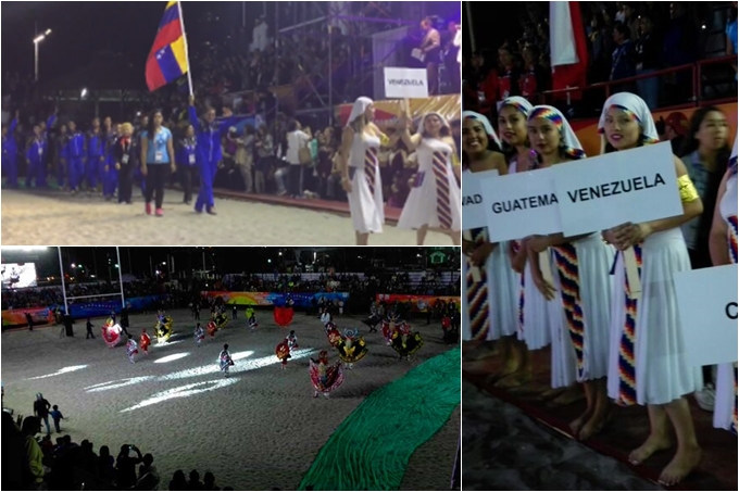 Venezuela desfiló con el Tricolor Patrio en la ceremonia de Iquique