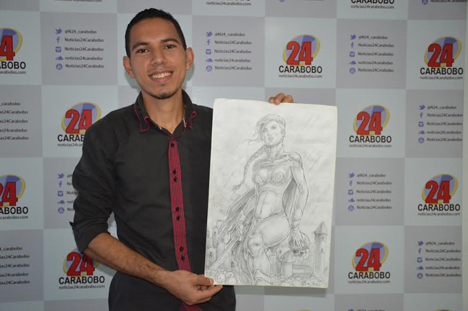 José Ricardo Velasquez talento dibujar