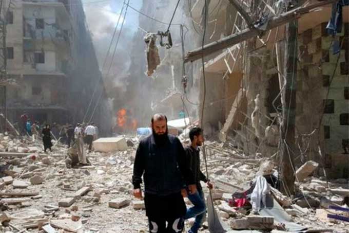 Bombardeo en Siria dejó 7 niños muertos y 20 heridos