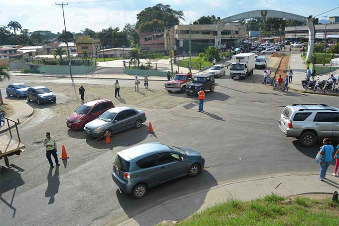 Alcaldía de Libertador realizó simulacro de semaforización en Tocuyito