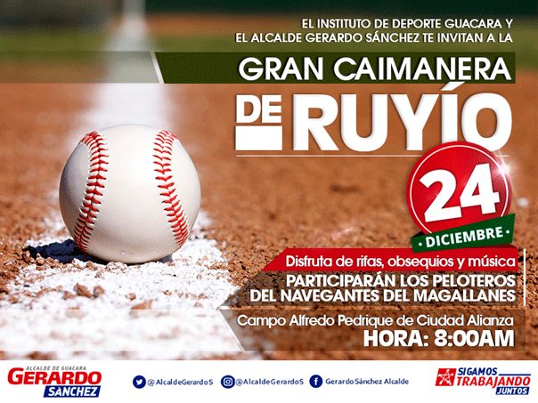 Celebrarán “Caimanera de Ruyío” en Guacara este 24 de diciembre
