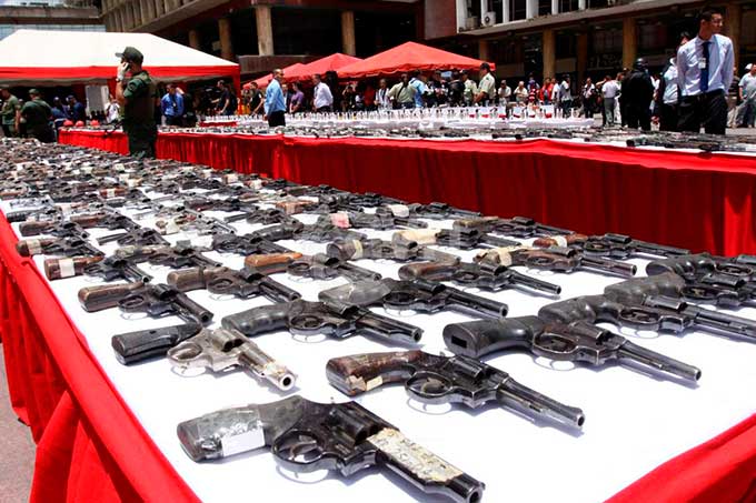 Plan Desarme ha inutilizado más de 29 mil armas en el país
