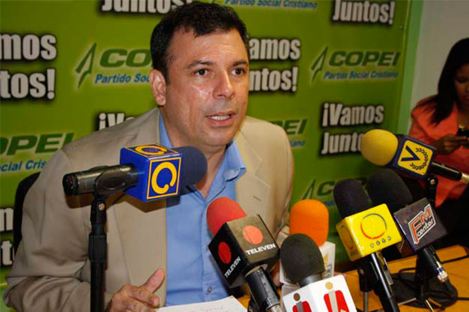 Expulsaron a Roberto Enríquez del partido socialcristiano Copei