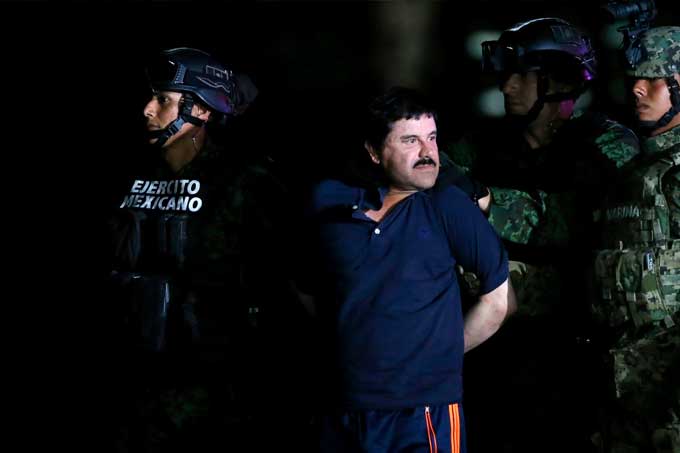Difunden video de «El Chapo» siendo trasladado a Estados Unidos