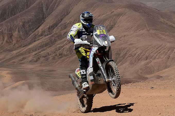 Motociclista fue alcanzado por un rayo durante el Rally Dakar 2017