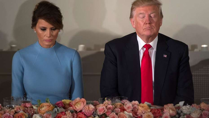 ¡Polémico! El incómodo momento entre Donald Trump y su esposa