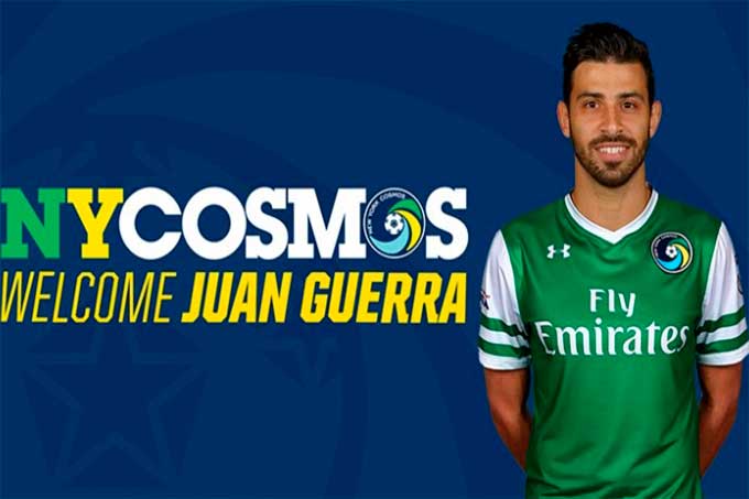 Juan Guerra cambió el Caracas FC por el New York Cosmos